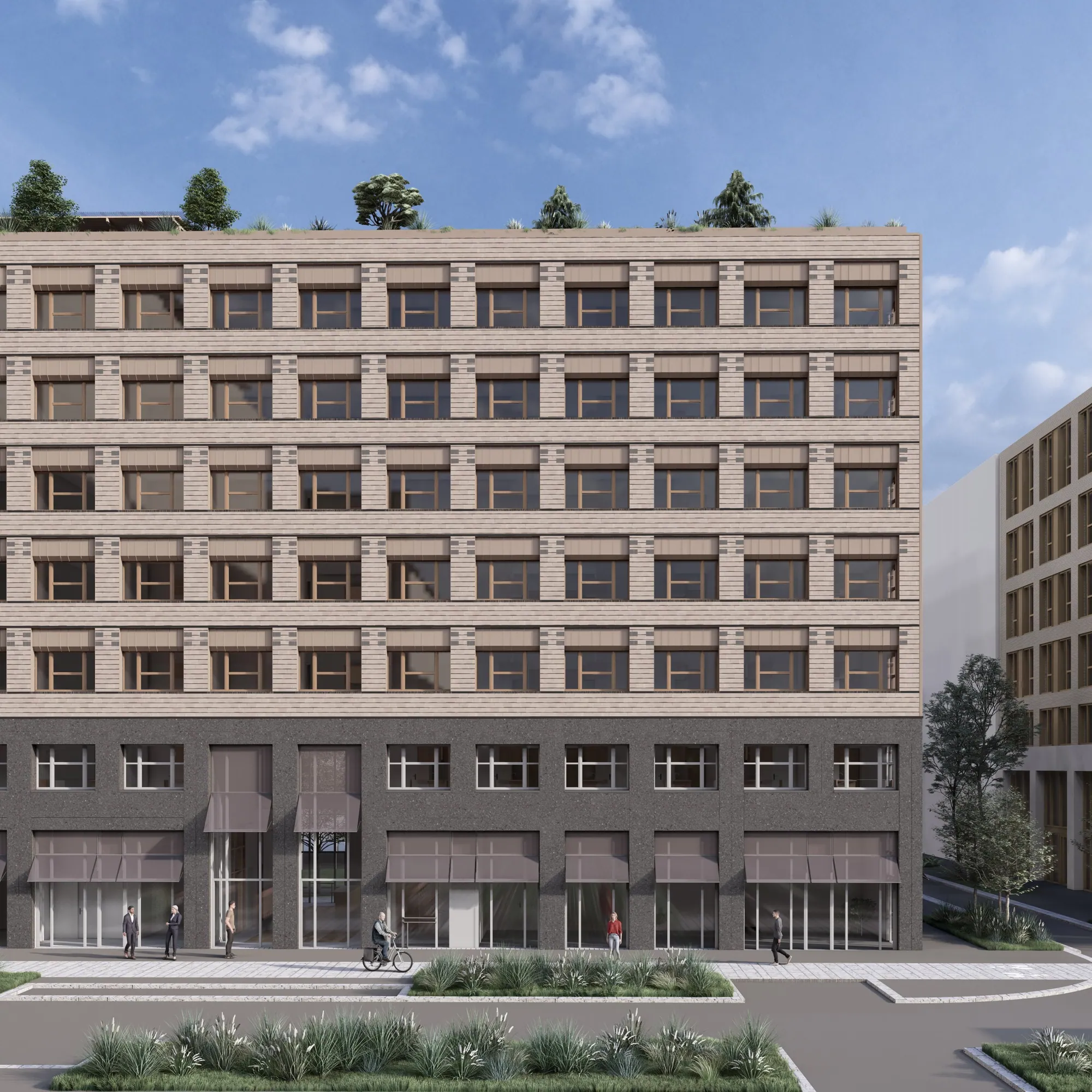 Perspective : façade principale