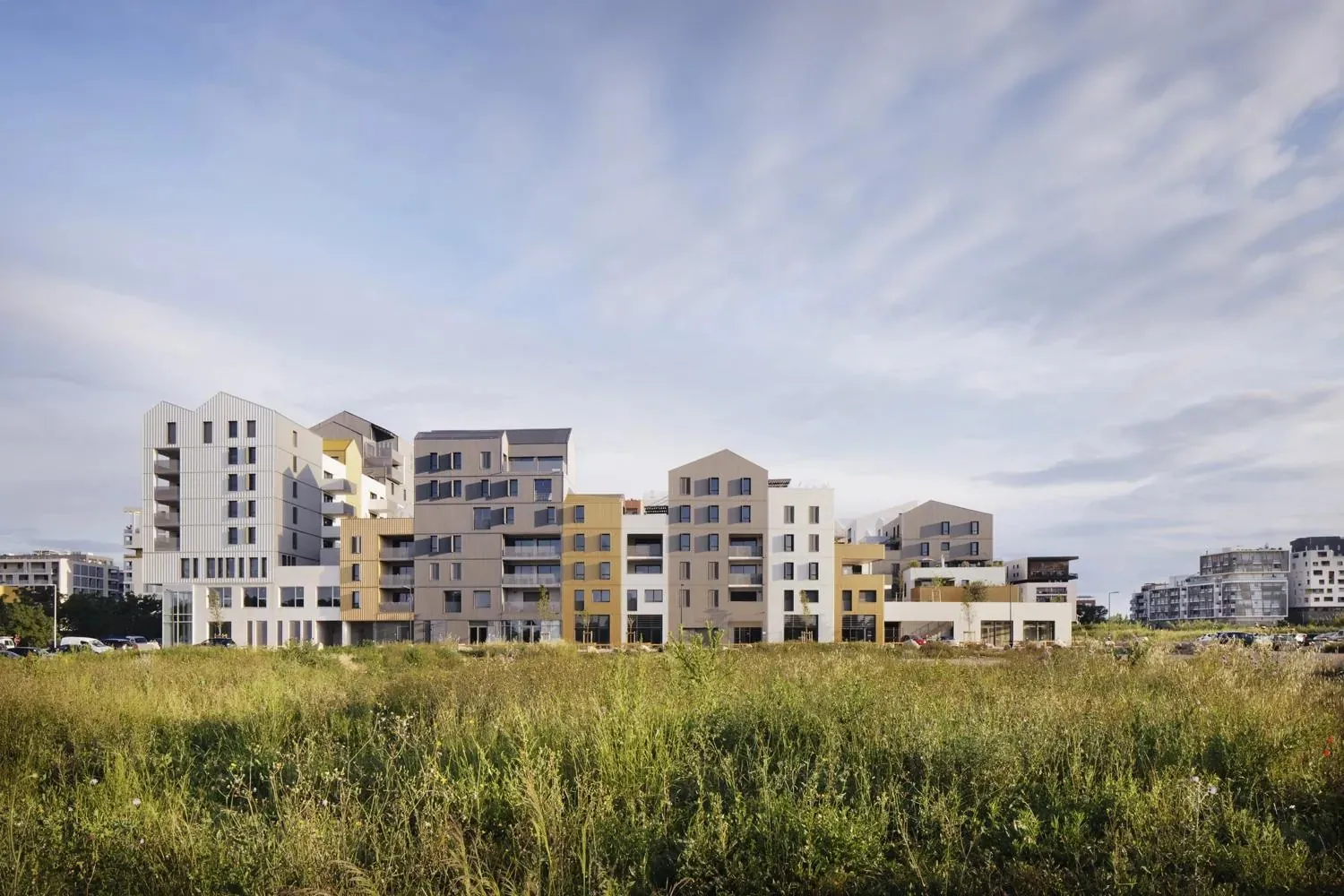So Wood dans son quartier, vu depuis la prairie